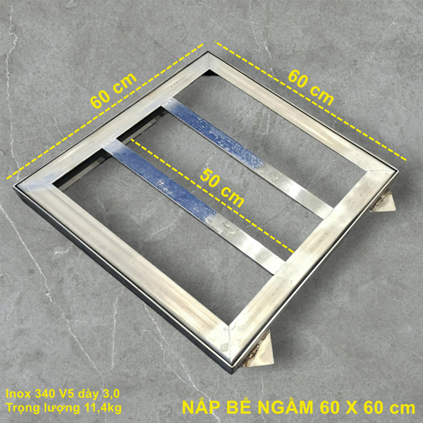 Nắp đạy bể ngầm inox