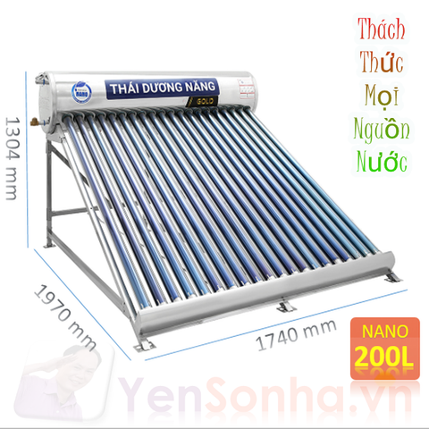 Thái Dương Năng NANO GOLD 200L