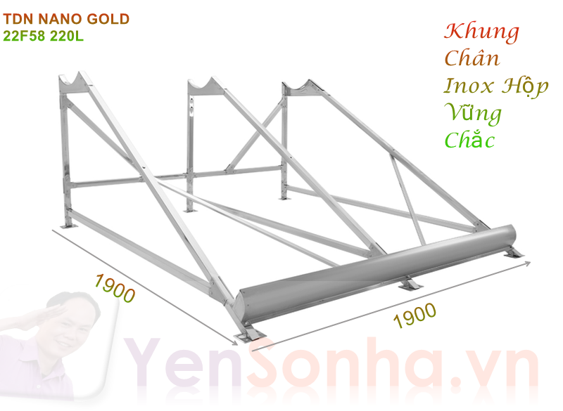 Thái Dương Năng NANO GOLD 220L