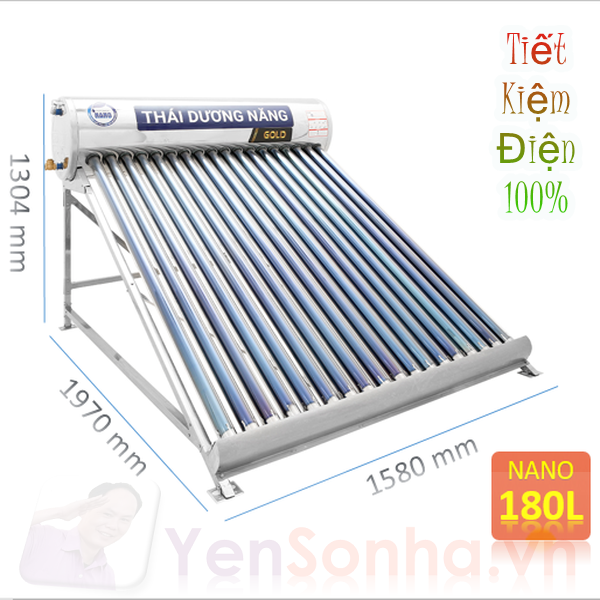 Thái Dương Năng NANO GOLD 180L