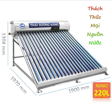 Thái Dương Năng NANO GOLD 220L