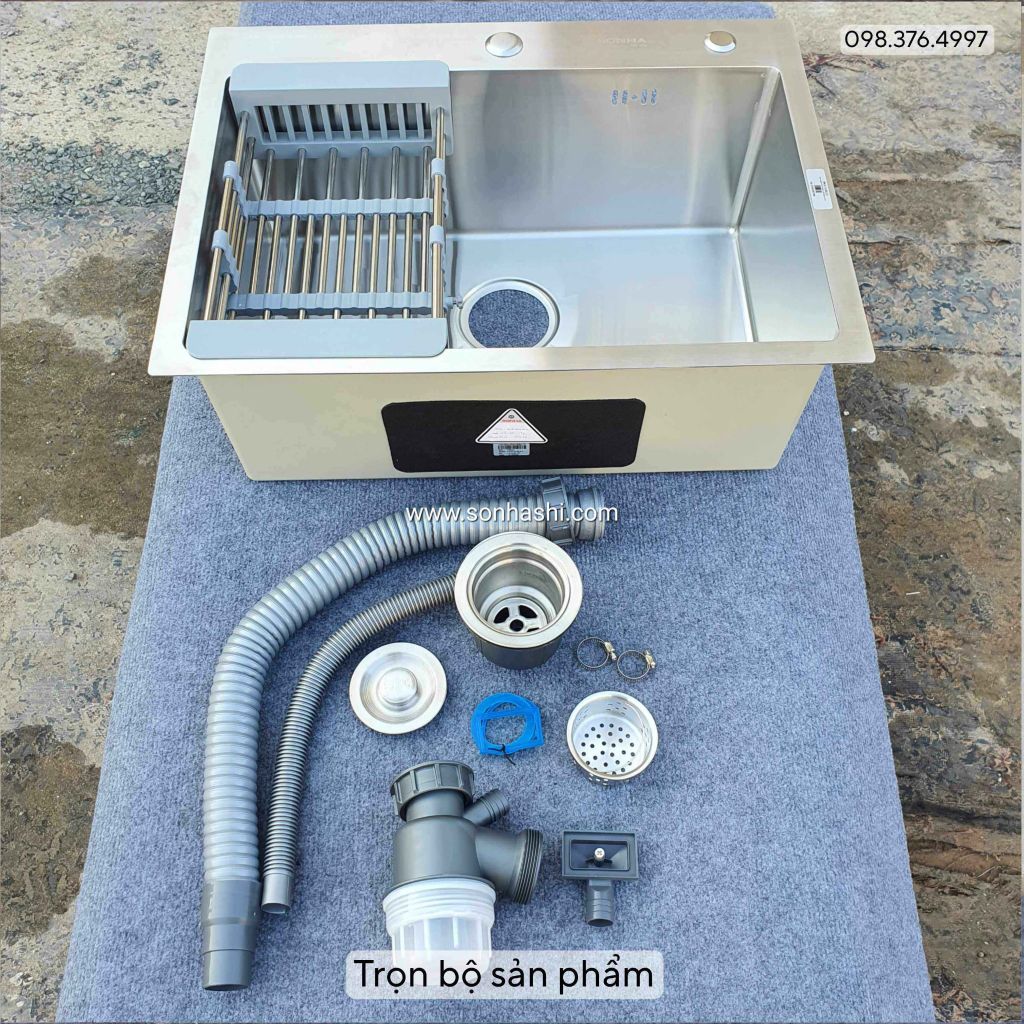 Chậu rửa 1 hố Sơn Hà Luxury