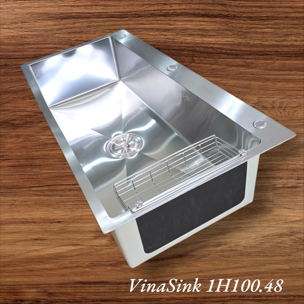 Chậu rửa 1 hố Vinasink 1H100.48 Dài 1m Rộng 48cm