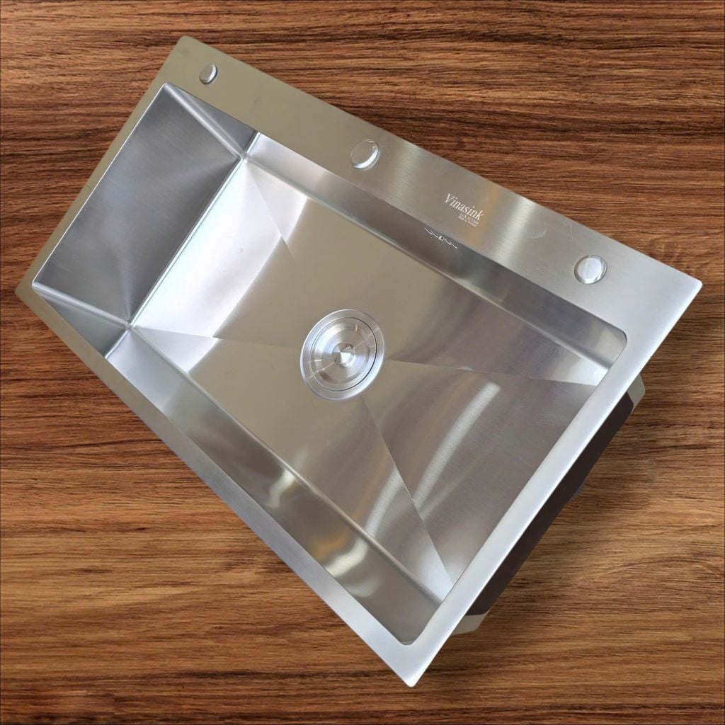 Chậu rửa 1 hố Vinasink 1H8648 Dài 86cm Rộng 48cm