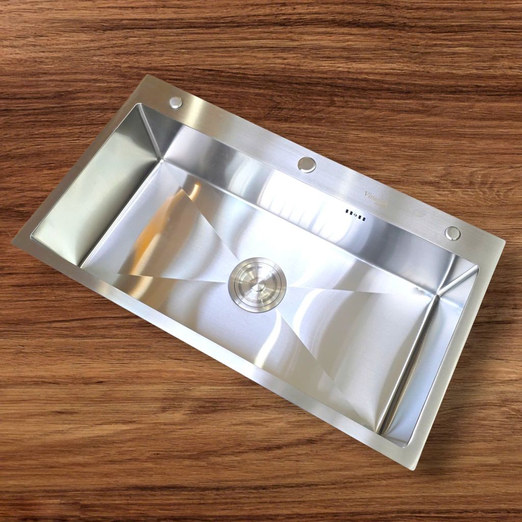 Chậu rửa 1 hố Vinasink 1H8648 Dài 86cm Rộng 48cm