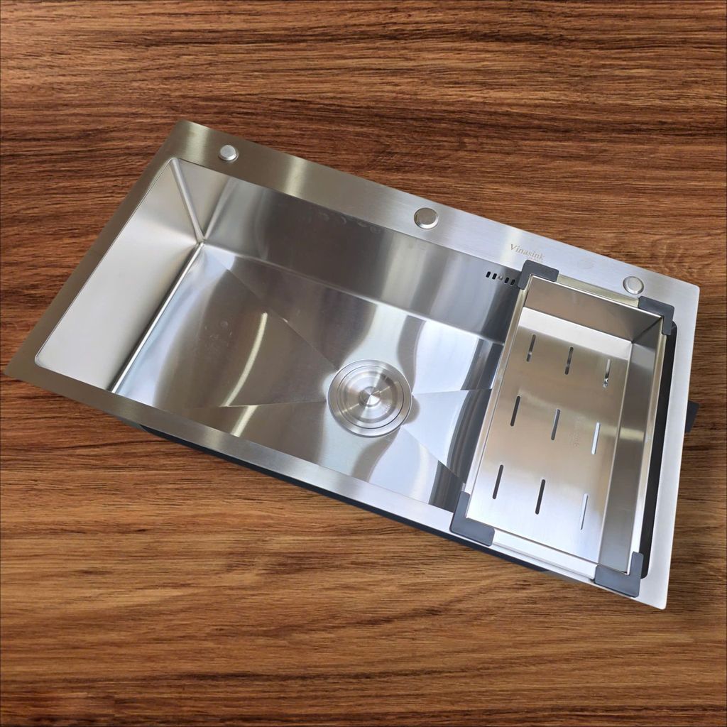 Chậu rửa 1 hố Vinasink 1H8648 Dài 86cm Rộng 48cm