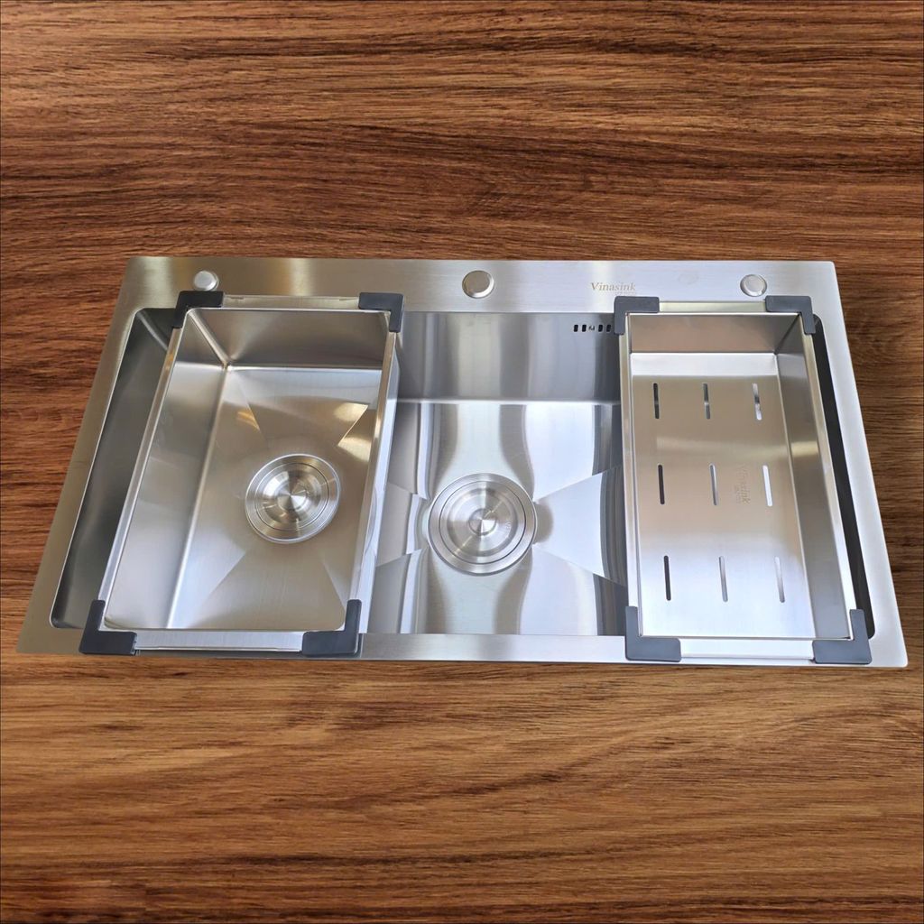 Chậu rửa 1 hố Vinasink 1H8648 Dài 86cm Rộng 48cm