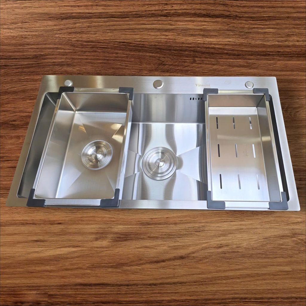 Chậu rửa 1 hố Vinasink 1H8648 Dài 86cm Rộng 48cm