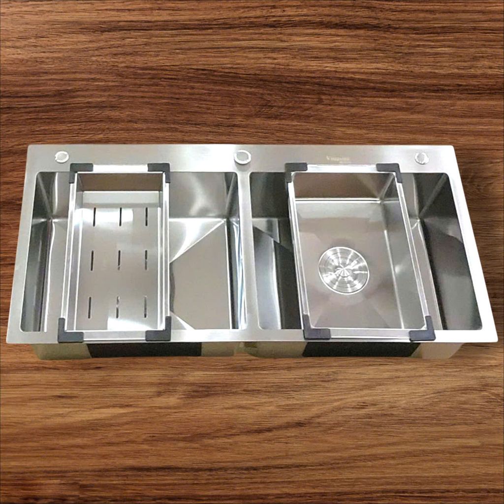 Chậu rửa 2 hố to Vinasink 2H100.48