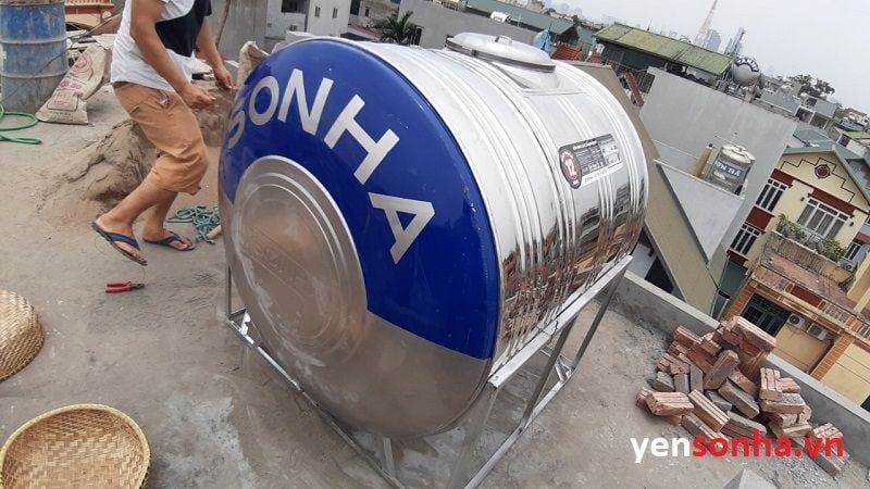 Bồn nước Inox Sơn Hà 1500 lít giá sốc