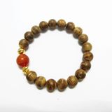  Vòng Tay Trầm Hương Banh Campuchia 8ly mix hạt đá VHT240602 