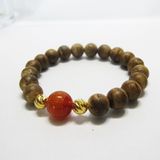  Vòng Tay Trầm Hương Banh Campuchia 8ly mix hạt đá VHT240602 