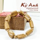  Vòng Tay Trầm Hương Đa Hình Thể Banh Đỏ Indo- VHT59 