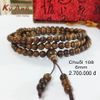  Vòng Trầm Hương 108 Hạt Đơn 6-7-8ly- Trầm Hương Indo Socola VHT220815 