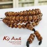  Vòng Trầm Hương  108 hạt-Trầm Indo Tốc Kiến 6,7ly C2202-010 