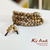  Chuỗi  108 hạt, 6mm trầm tốc bông Indo C2202-011 