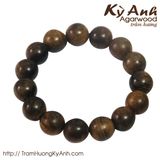  Vòng Tay Trầm Hương chìm nước hạt tròn - Indo VTH-177 