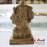  Tượng Phật Di Lặc Để Xe Ô Tô Bằng Gỗ Trầm Hương TPXH-005 