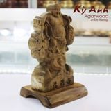  Tượng Phật Di Lặc Để Xe Ô Tô Bằng Gỗ Trầm Hương TPXH-005 