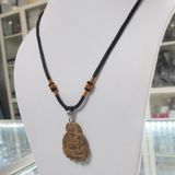  Dây chuyền Mặt Trầm Điêu Khắc Ngài Di Lặc DC240713 