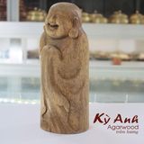  Tượng Phật Di Lặc Để Xe Ô Tô Bằng Gỗ Trầm Hương TPXH-002 
