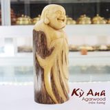  Tượng Phật Di Lặc Để Xe Ô Tô Bằng Gỗ Trầm Hương TPXH-002 