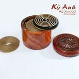  Hộp gỗ đựng và đốt nhang vòng/khoanh - DCN62 