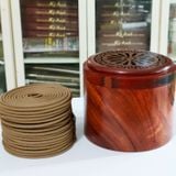  Hộp gỗ đựng và đốt nhang vòng/khoanh - DCN62 
