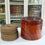  Hộp gỗ đựng và đốt nhang vòng/khoanh - DCN62 