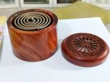  Hộp gỗ đựng và đốt nhang vòng/khoanh - DCN62 