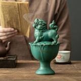  Lư Xông Trầm Nắp Hình Sư Tử - DCN110 