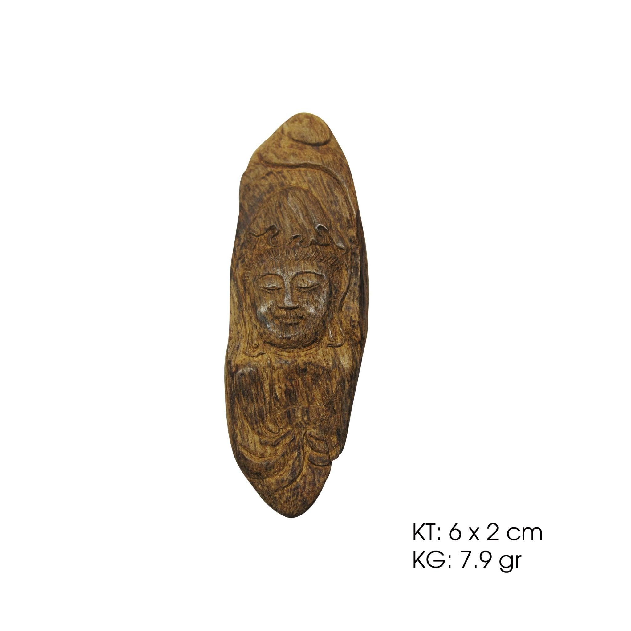  Mặt Trầm Hương Chìm Kalimantan khắc Quan Âm - MDC230503 