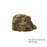  Mặt Trầm Hương Philippine khắc Ngài Di Lặc - MDC230516 