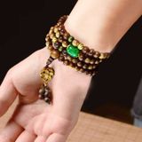  Vòng Trầm Hương Tự Nhiên Indonesia socola 108 hạt 6ly VHT250522 