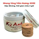  Nhang Vòng/Khoanh Trầm Hương 2 giờ- NV-02 