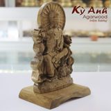  Tượng Phật Quan Âm để xe ô tô bằng Gỗ Trầm Hương TPXH-004 