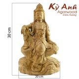  Tượng Trầm Hương Quan Âm Tự Tại TP220804 