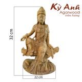  Tượng Trầm Hương Quan Âm Tự Tại TP220805 