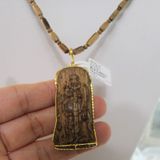  Mặt dây chuyền Trầm Hương khắc Ngài Di Lặc MDC221020 