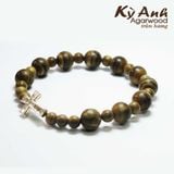  Vòng Tay Trầm Hương Chuỗi Mân Côi -VHT169 