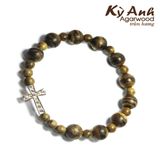  Vòng Tay Trầm Hương Chuỗi Mân Côi -VHT169 