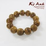  Vòng Tay Trầm Hương Banh Đỏ Indo 18ly- VHT190 