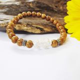  Vòng Tay Trầm Hương Mix Tỳ Hưu Bạc- VHT004 