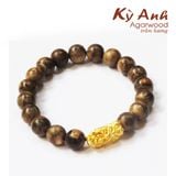  Vòng Trầm Hương 10mm mix Tỳ Hưu 24K-VHT2201.002 