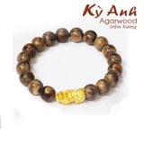  Vòng Trầm Hương 10mm mix Tỳ Hưu 24K-VHT2201.002 