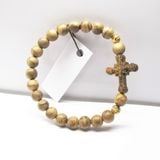  Vòng tay mix hoa sen/thánh giá  8mm Philippine VHT230208 