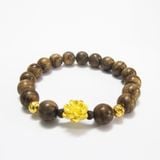  Vòng Trầm Hương 10mm mix hoa sen 24K-VHT220723 