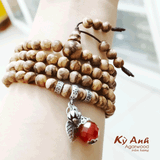  Chuỗi Trầm Hương Indo 108 Hạt 6mm Mix Bạc nhiều kiểu VHT230225 