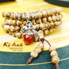  Chuỗi Trầm Hương Indo 108 Hạt 6mm Mix Bạc nhiều kiểu VHT230225 