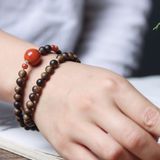  Vòng Trầm Hương Tự Nhiên Indonesia socola size 6ly VHT250306 